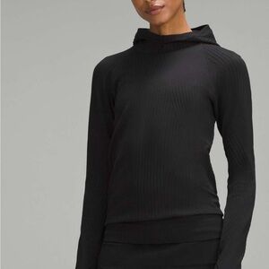 Black  restless Hooded Sweater